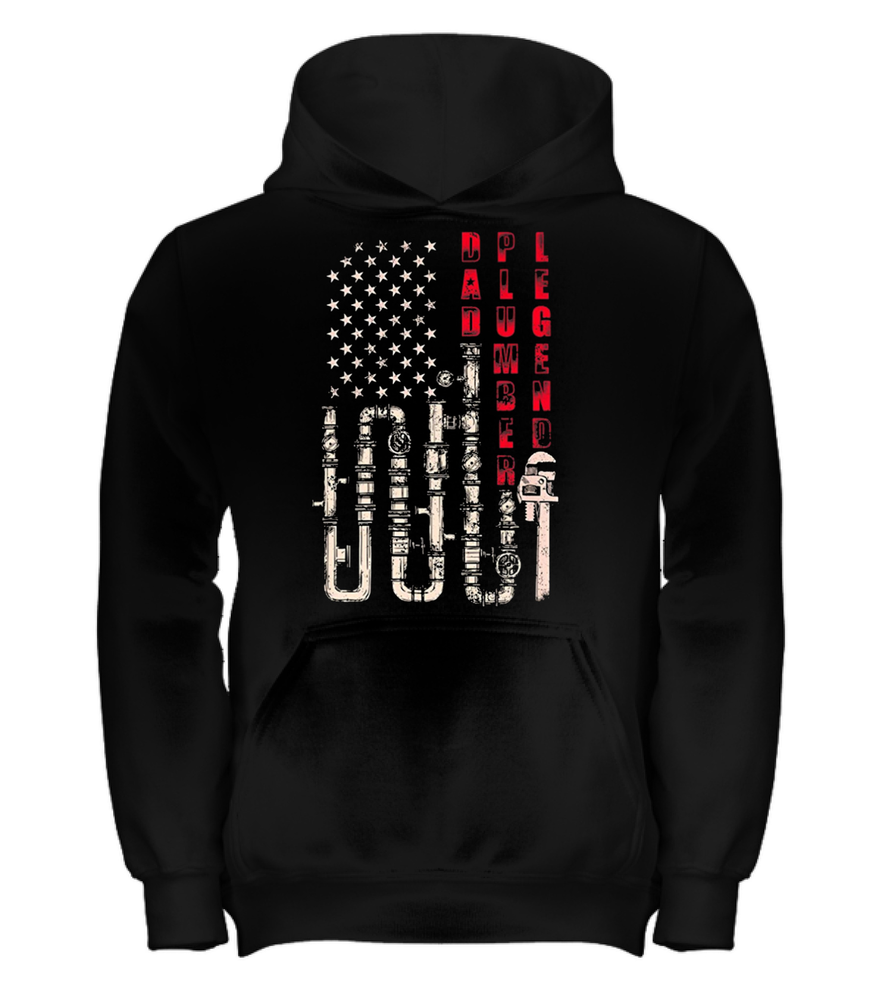 Father's Day Dad Plumber ...Kids Hoodie 