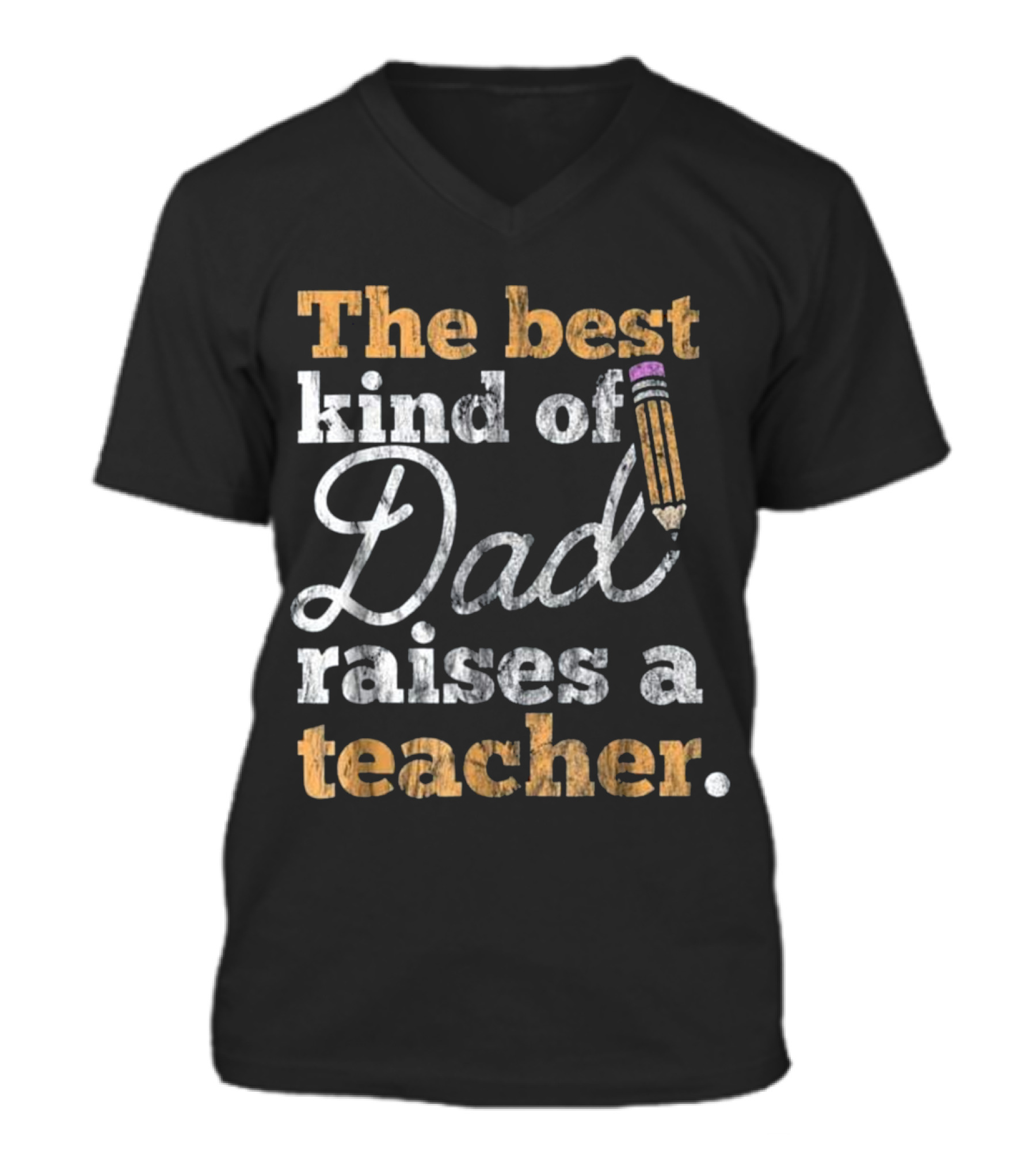 Father's Day Gift Best Ki...V-Neck Unisex T-Shirt 
