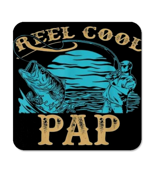 Father's Day Gifts - Fishing Ree Coaster Father's Day Gifts - Fishing Ree Coaster