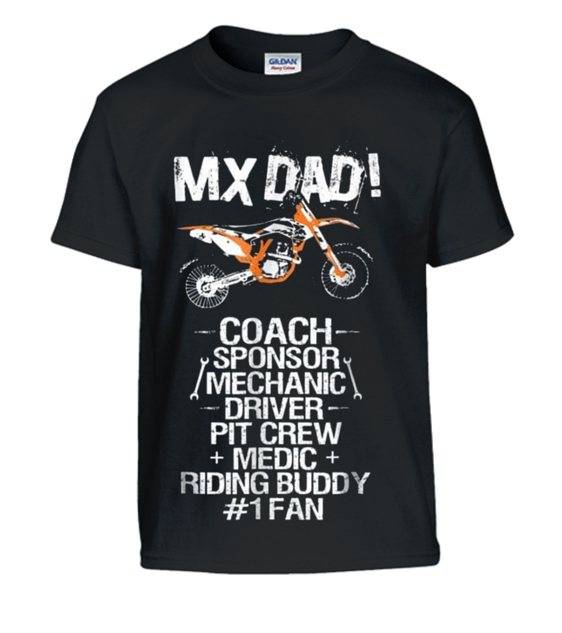 Father's Day MX Dad Coach...Kids T-Shirt 