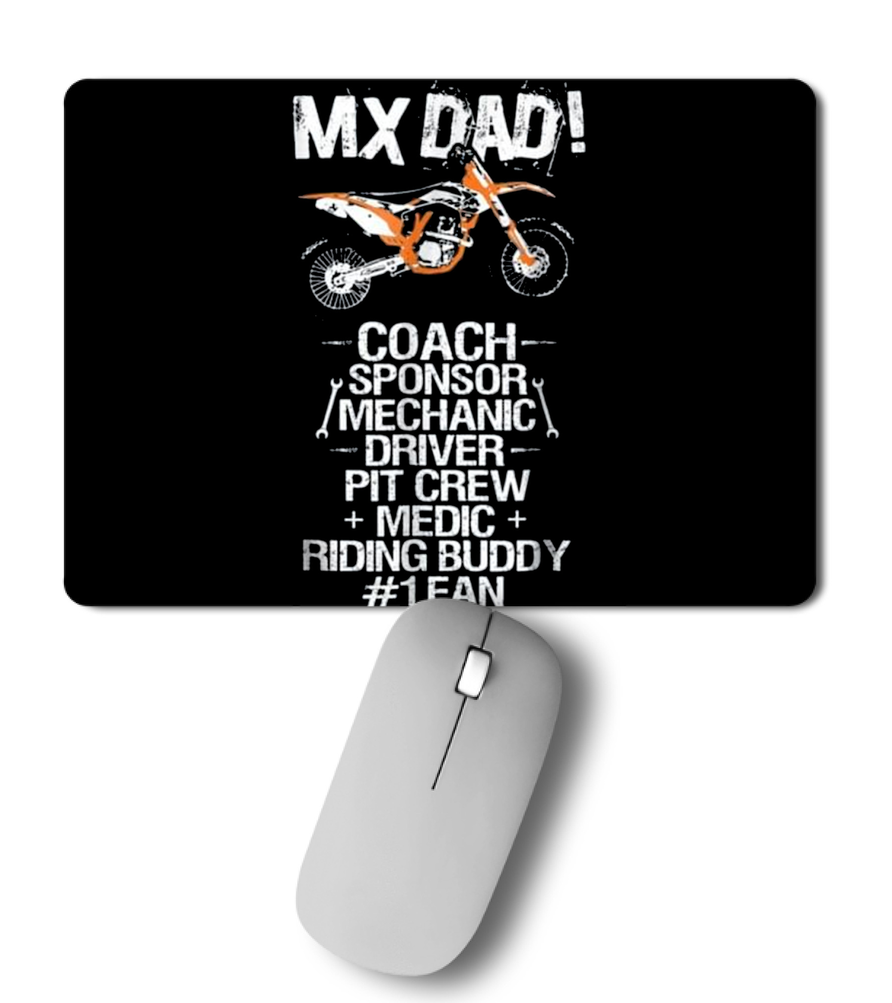 Father's Day MX Dad Coach...Mousepad 