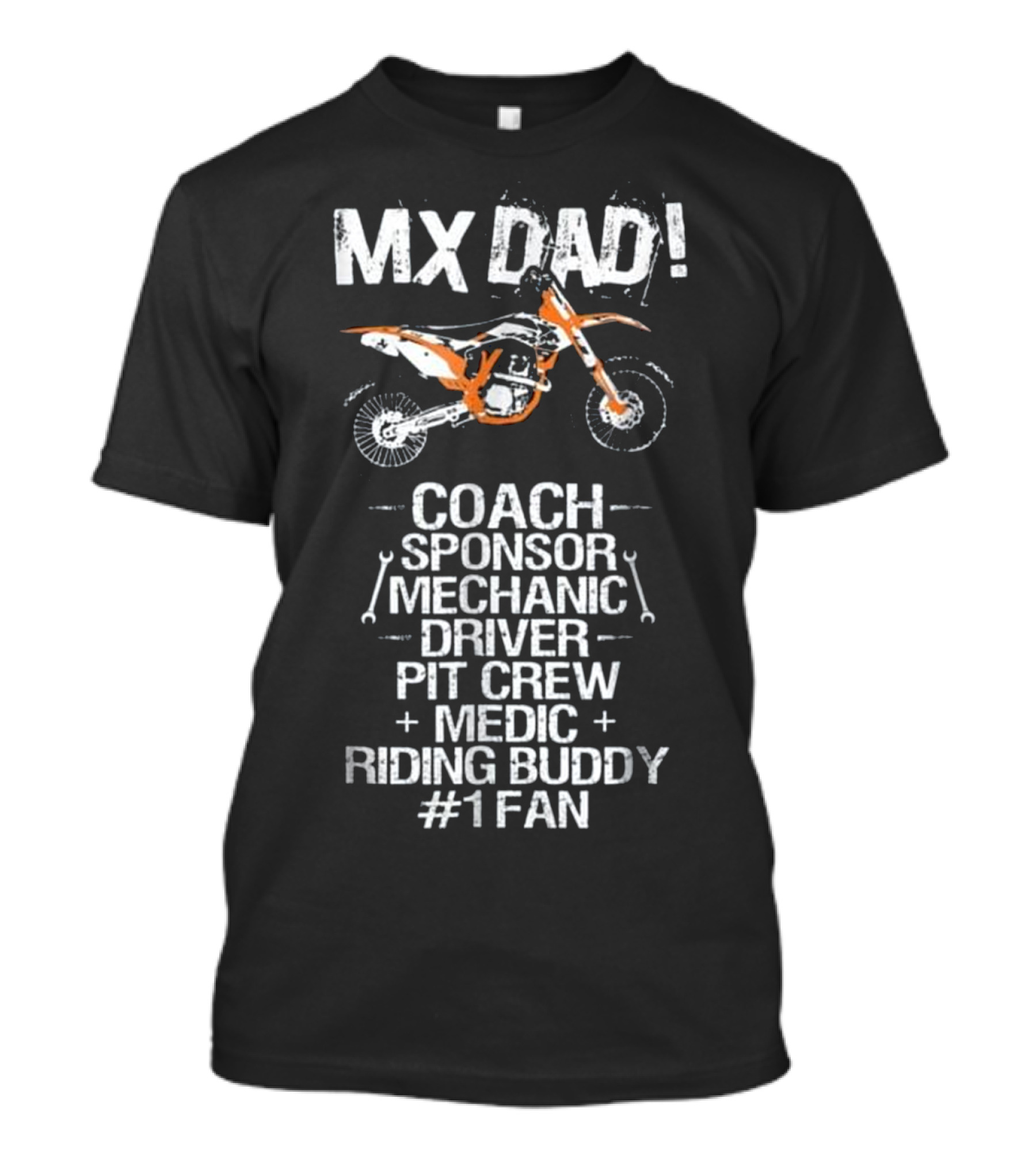 Father's Day MX Dad Coach...T-Shirt 