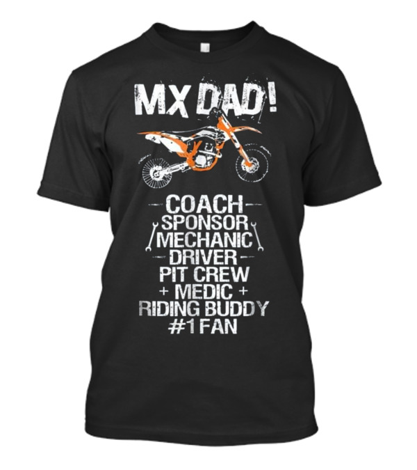 Father's Day MX Dad Coach...T-Shirt Father's Day MX Dad Coach...T-Shirt
