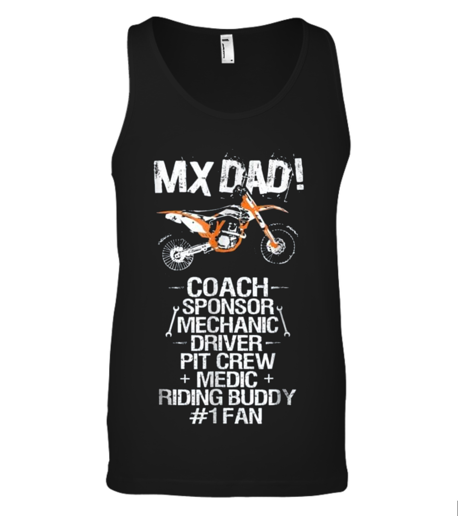 Father's Day MX Dad Coach...Tank Top 