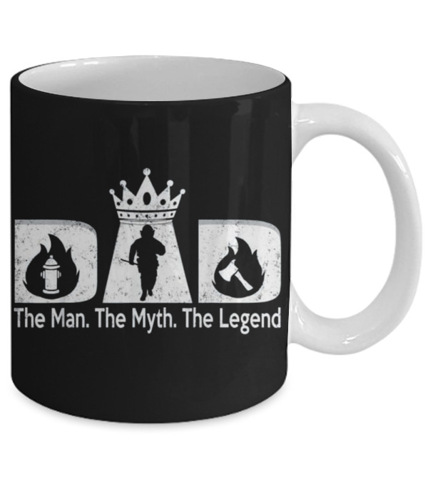 Father's Day For Men Firefighter Dad Mug Father's Day For Men Firefighter Dad Mug