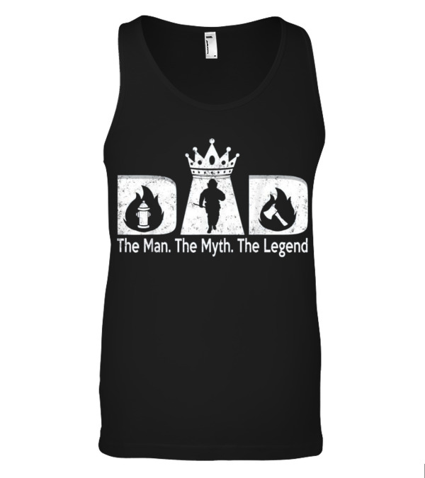 Father's Day For Men Firefighter Dad Tank Top Father's Day For Men Firefighter Dad Tank Top