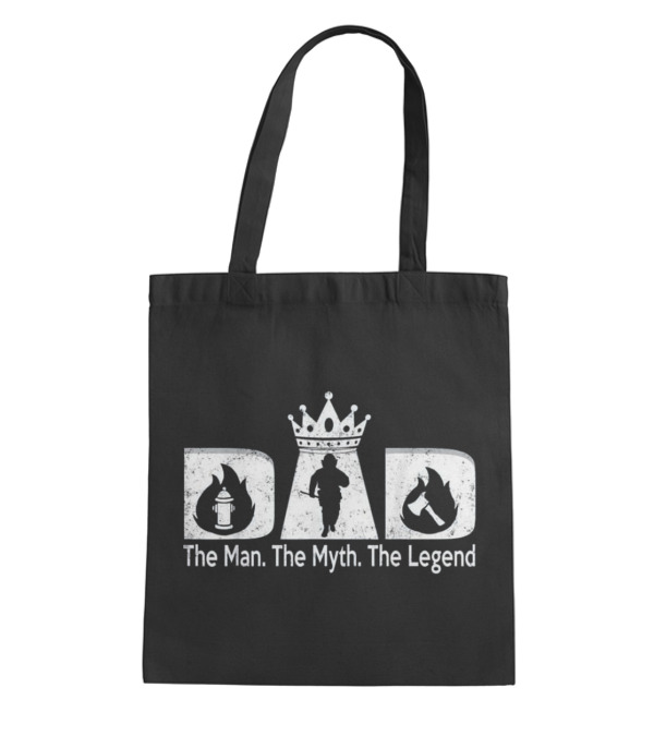 Father's Day For Men Firefighter Dad Tote Bag Father's Day For Men Firefighter Dad Tote Bag