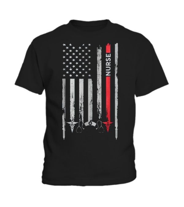 Nurse American Flag T Gif...Toddler T-Shirt Nurse American Flag T Gif...Toddler T-Shirt
