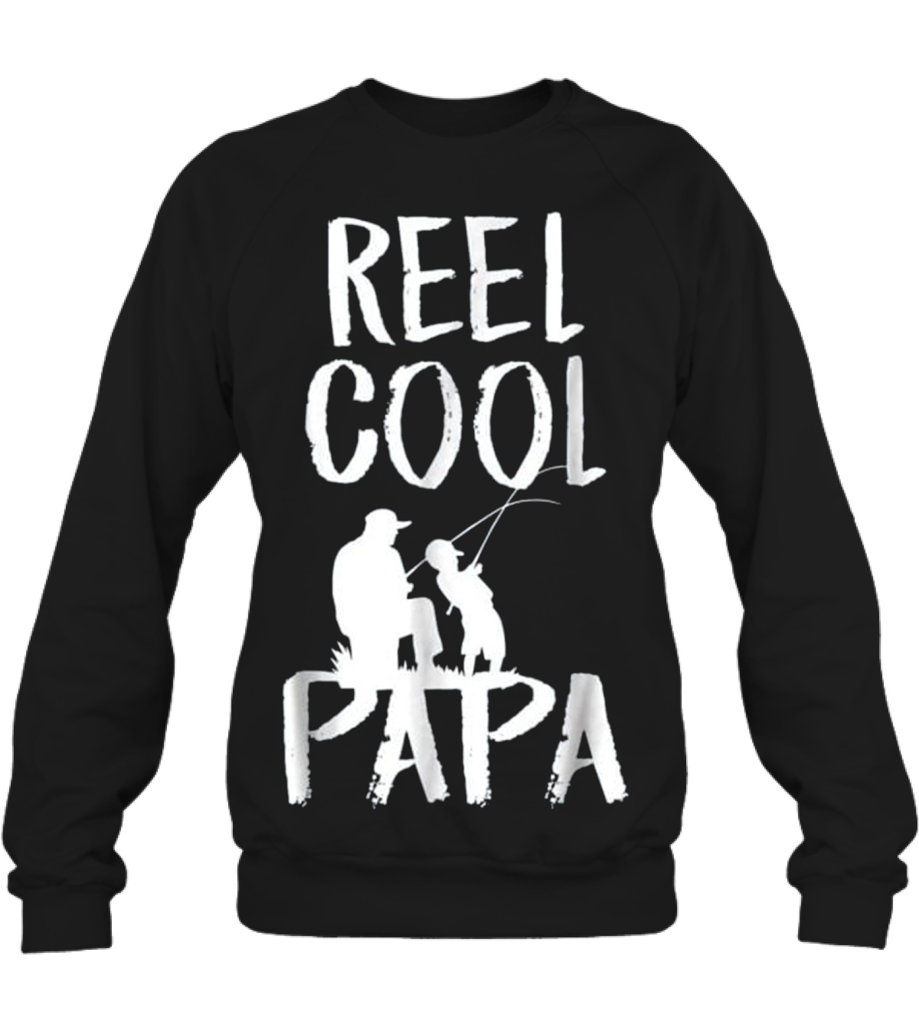 Father's Day Gift Fishing Reel Coo Crewneck Sweatshirt