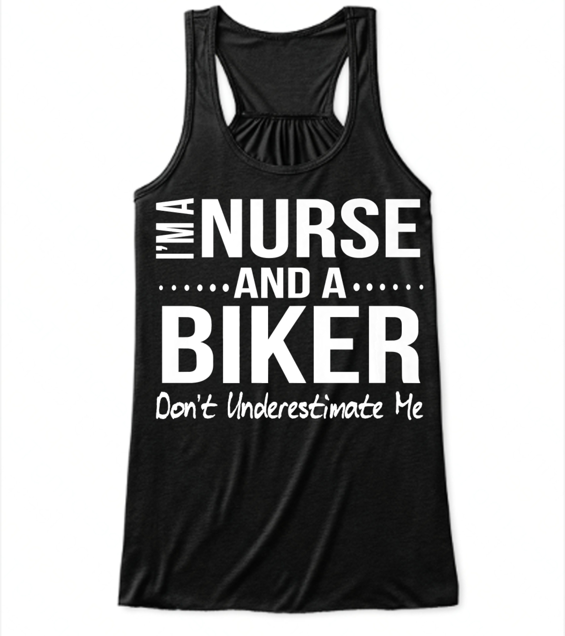 Nurse and A Biker Motorcycle Gifts Wo Flowy Tank Top