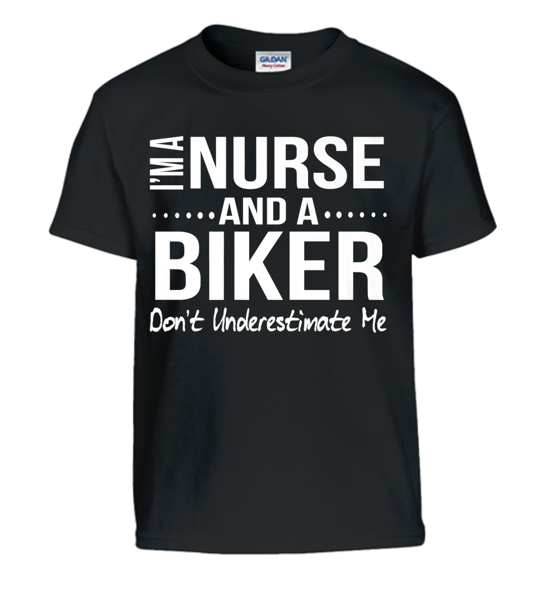 Nurse and A Biker Motorcycle Gifts Wo Kids T-Shirt