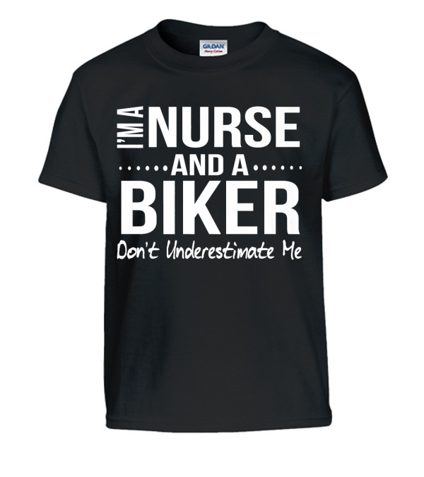 Nurse and A Biker Motorcy...Kids T-Shirt Nurse and A Biker Motorcy...Kids T-Shirt