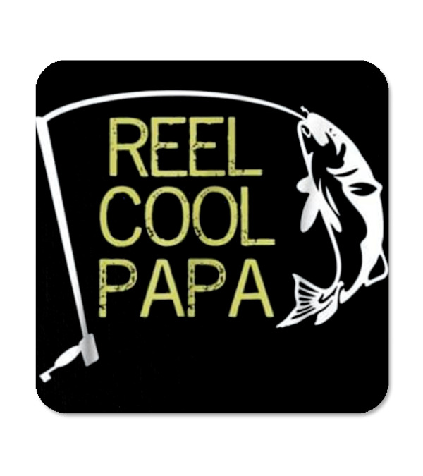 Father's Day Gift Fishing Reel Cool Pap Coaster Father's Day Gift Fishing Reel Cool Pap Coaster