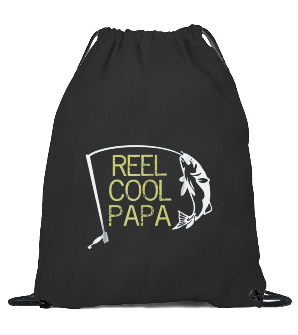 Father's Day Gift Fishing Reel Cool Pap Drawstring Bag Father's Day Gift Fishing Reel Cool Pap Drawstring Bag