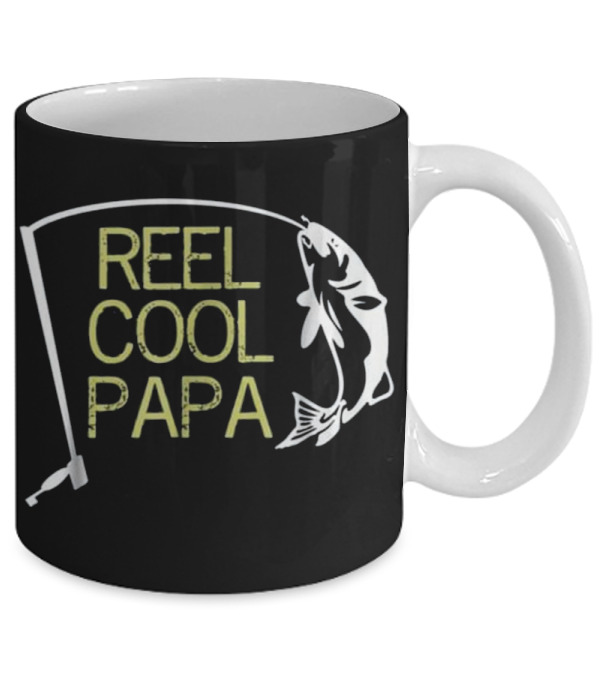 Father's Day Gift Fishing Reel Cool Pap Mug Father's Day Gift Fishing Reel Cool Pap Mug