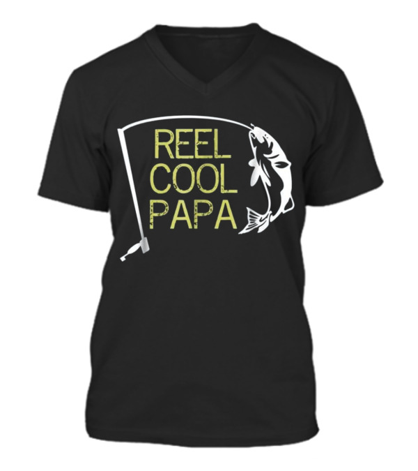 Father's Day Gift Fishing Reel Cool Pap V-Neck Unisex T-Shirt Father's Day Gift Fishing Reel Cool Pap V-Neck Unisex T-Shirt