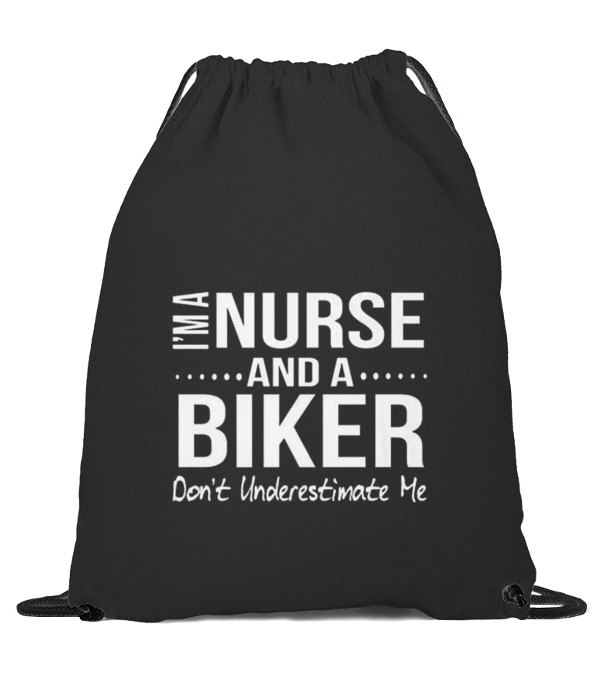 Nurse and A Biker Motorcycle Gifts Drawstring Bag Nurse and A Biker Motorcycle Gifts Drawstring Bag