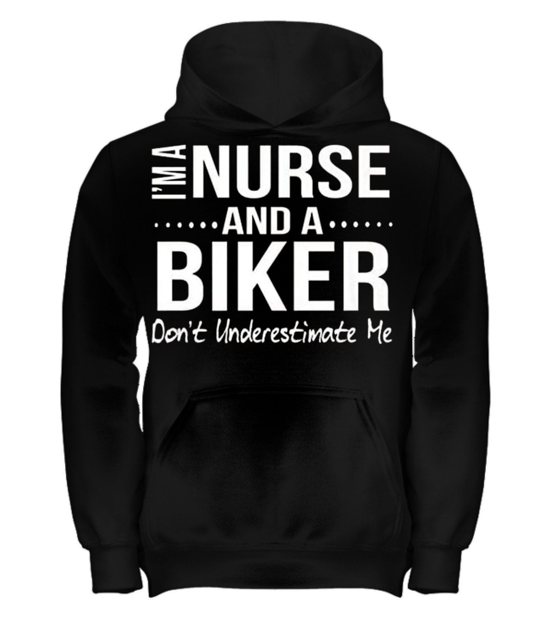 Nurse and A Biker Motorcycle Gifts Kids Hoodie