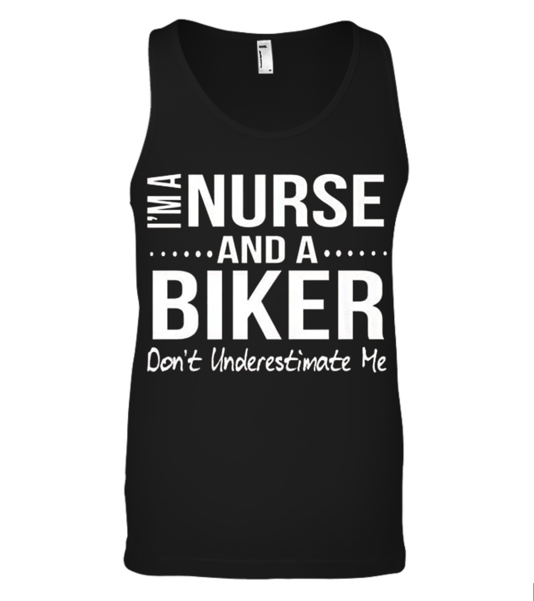 Nurse and A Biker Motorcycle Gifts Tank Top