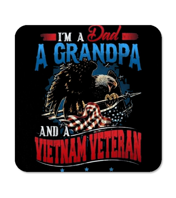 Father's Day I'm A Dad A Grandpa Coaster Father's Day I'm A Dad A Grandpa Coaster