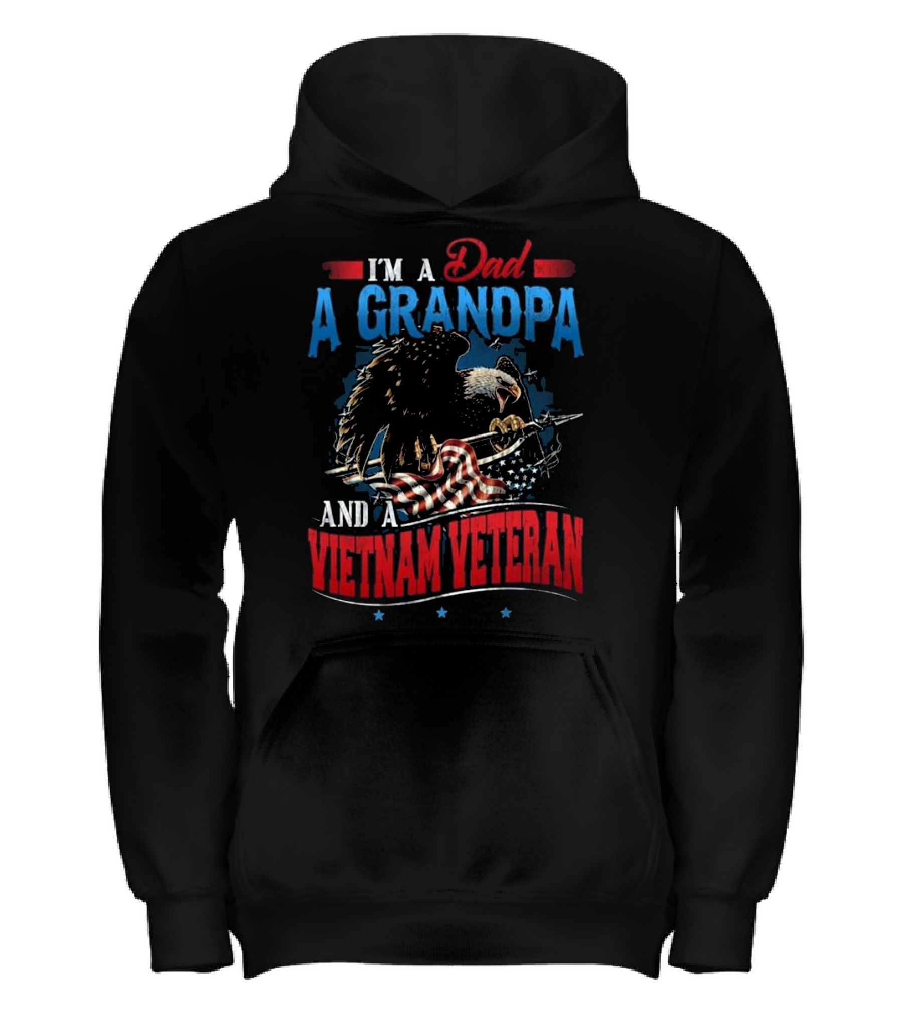 Father's Day I'm A Dad A ...Kids Hoodie 