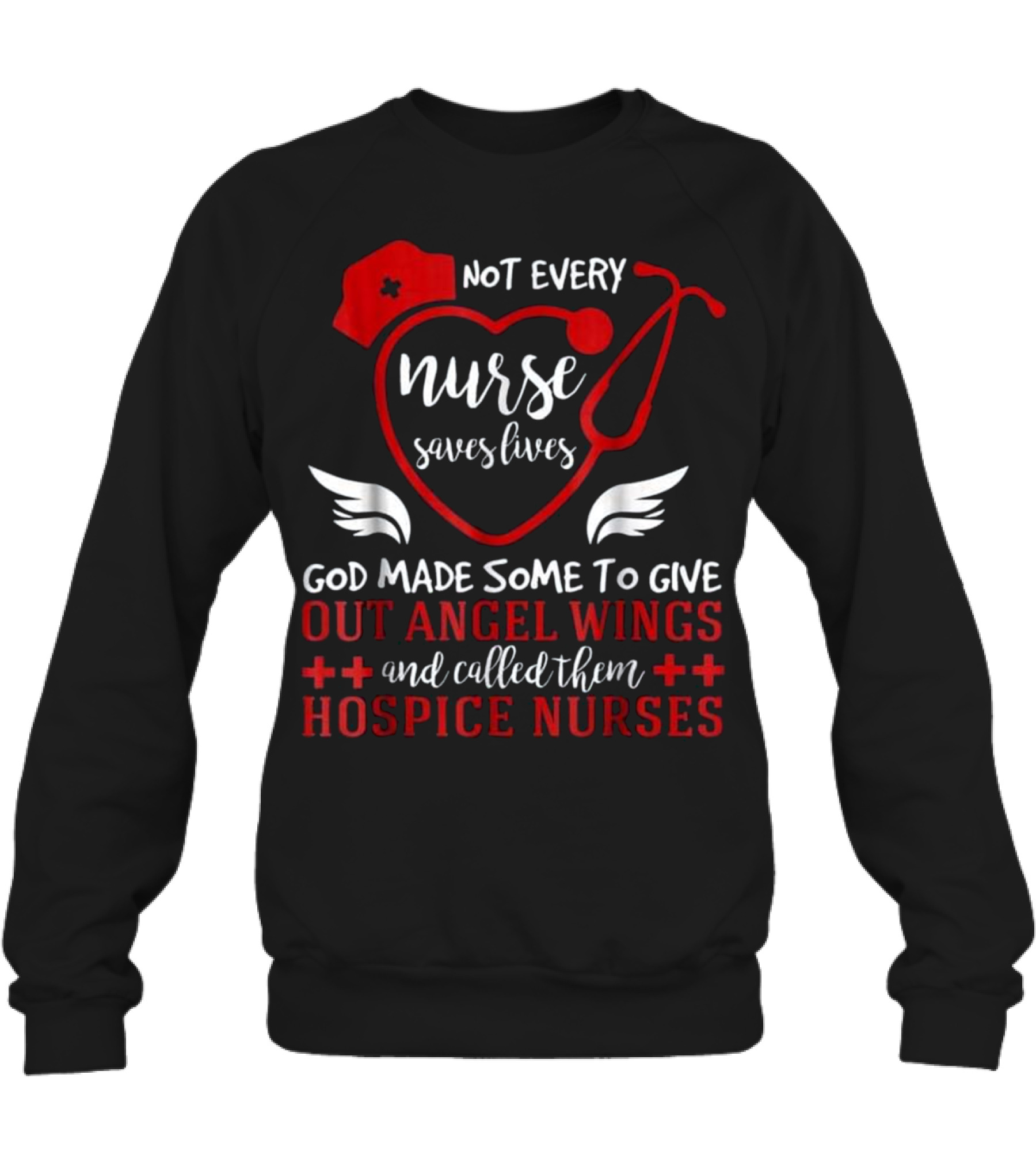 Nurse Angel - Hospice Nurse Crewneck Sweatshirt