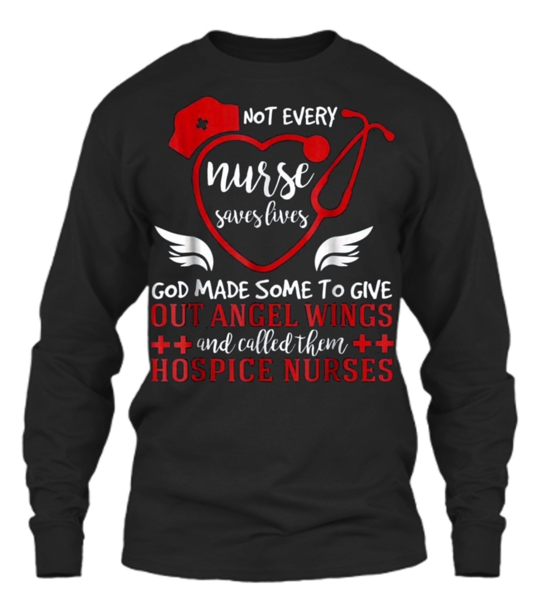 Nurse Angel - Hospice Nurse Unisex Long Sleeve