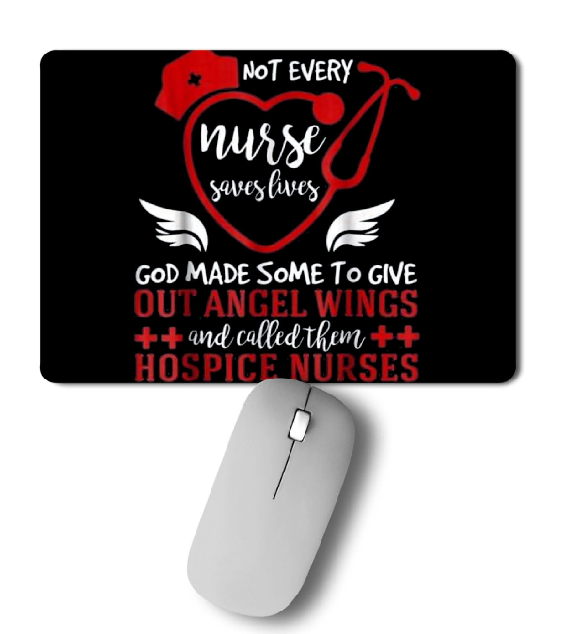 Nurse Angel - Hospice Nurse Mousepad
