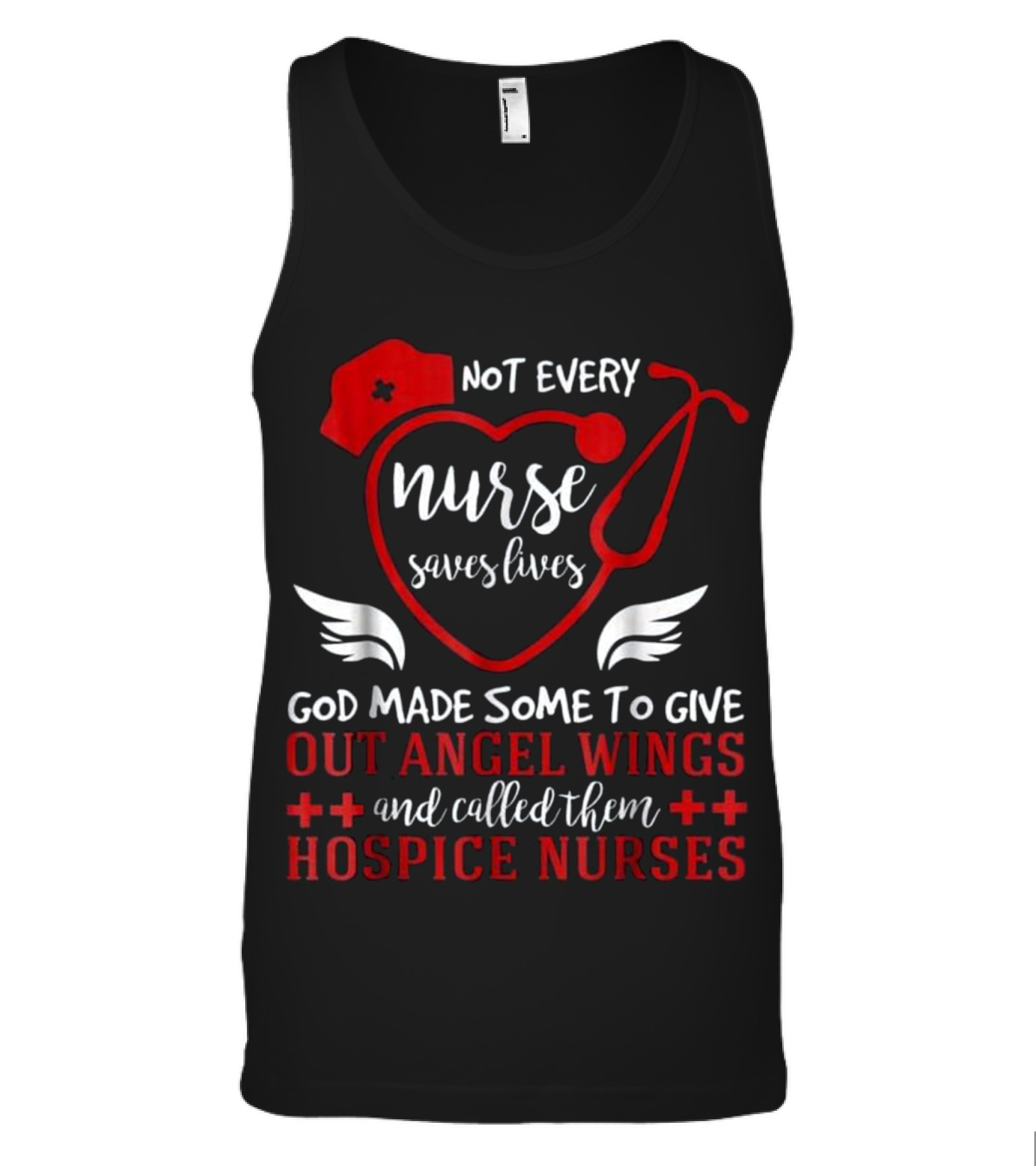 Nurse Angel - Hospice Nurse Tank Top