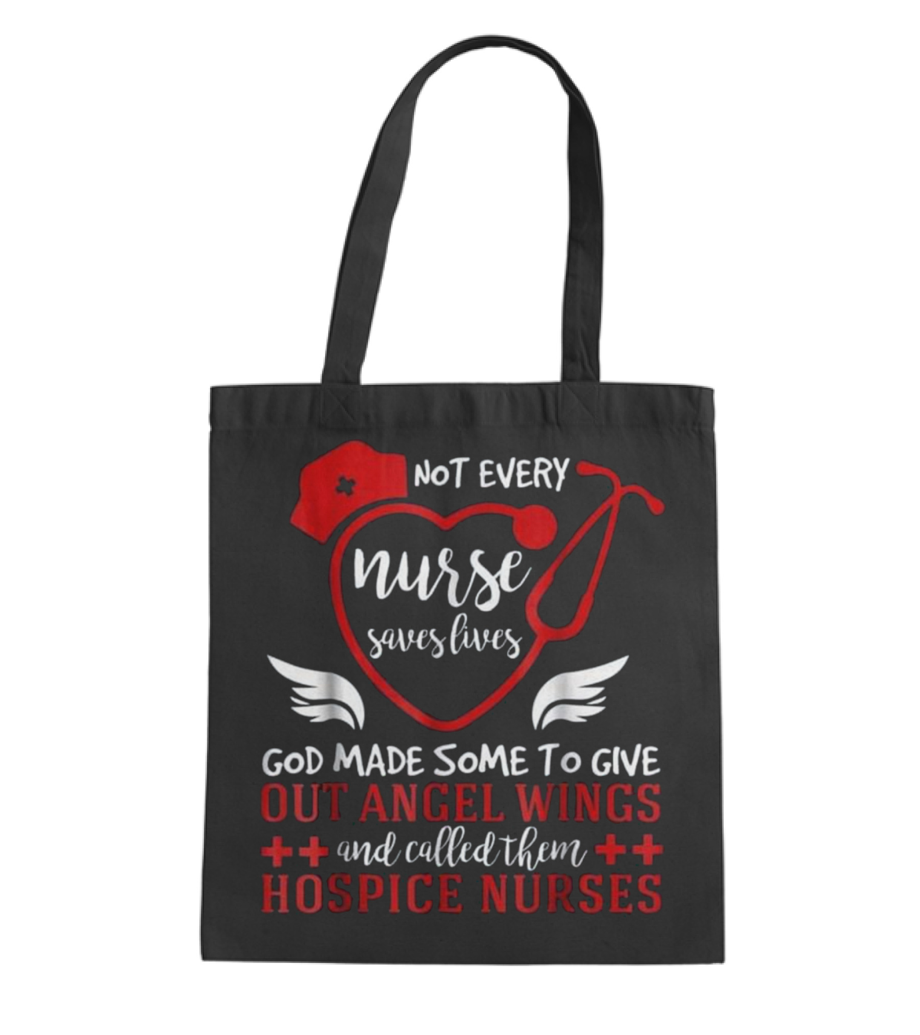 Nurse Angel - Hospice Nurse Tote Bag
