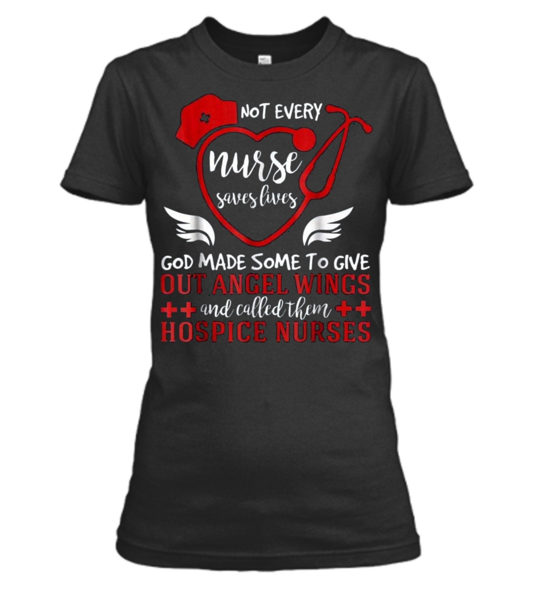 Nurse Angel - Hospice Nurse Womens T-Shirt