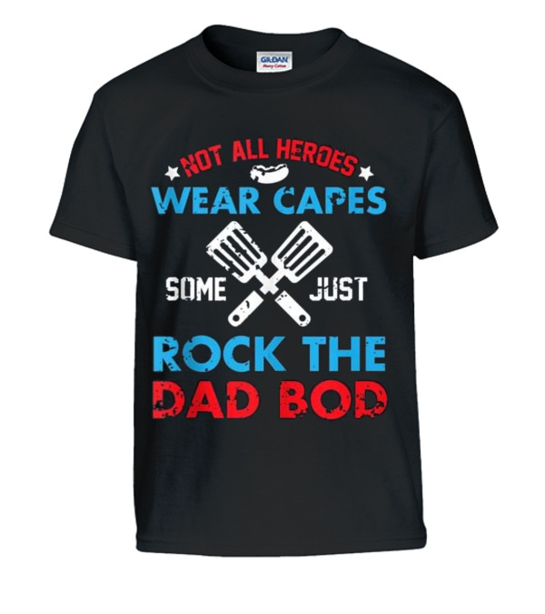 Fathers Day Dad Grilling Gift - Hero Dad Bo Kids T-Shirt Fathers Day Dad Grilling Gift - Hero Dad Bo Kids T-Shirt