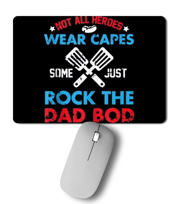 Fathers Day Dad Grilling Gift - Hero Dad Bo Mousepad Fathers Day Dad Grilling Gift - Hero Dad Bo Mousepad