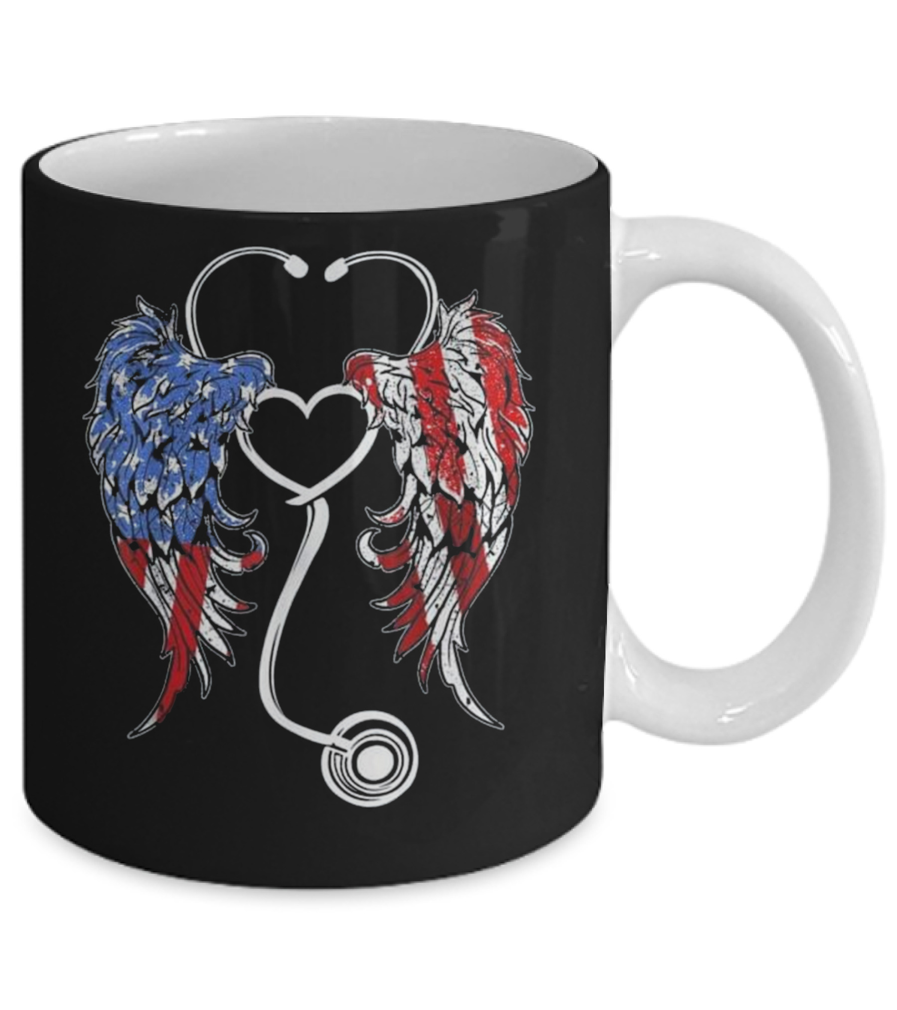 Nurse Angel Wings Patriot...Mug Nurse Angel Wings Patriot...Mug