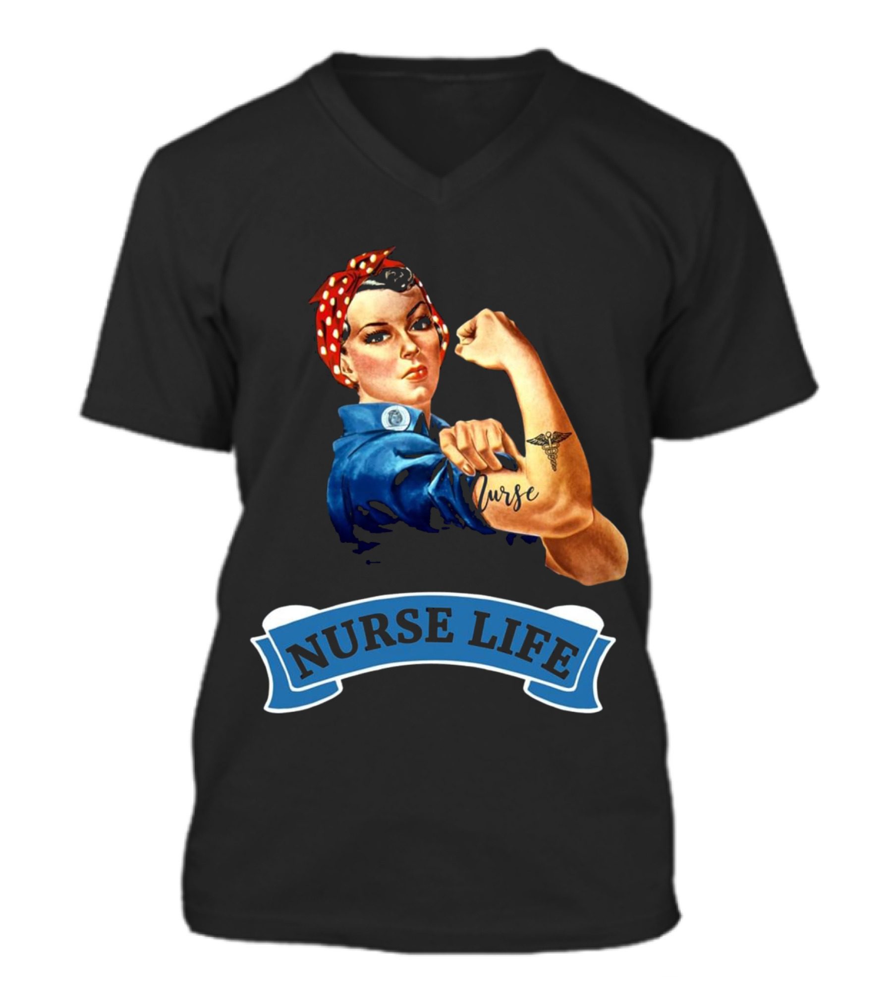 Nurse Appreciation Gifts NURSE LIFE Day W V-Neck Unisex T-Shirt