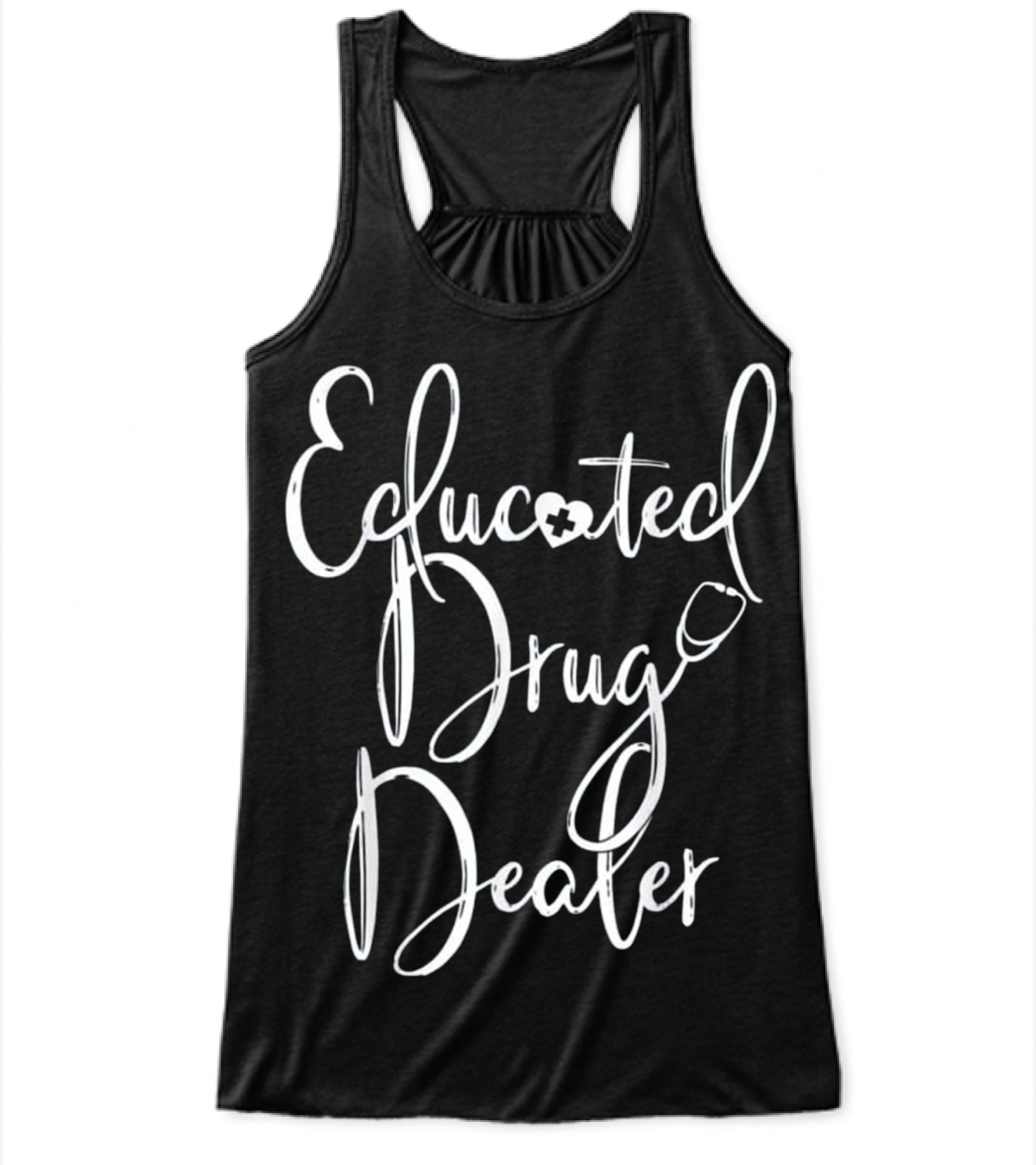 Nurse Appreciation Gift EDUCATED DRU Flowy Tank Top