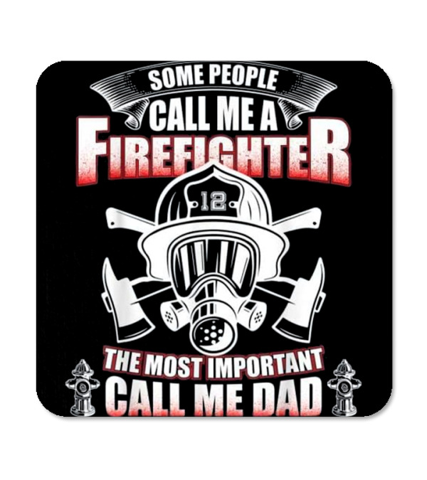 Fathers Day Gift for Firefighter Dad - Firem Coaster Fathers Day Gift for Firefighter Dad - Firem Coaster