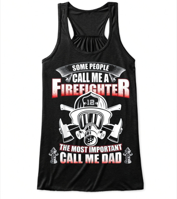 Fathers Day Gift for Firefighter Dad - Firem Flowy Tank Top Fathers Day Gift for Firefighter Dad - Firem Flowy Tank Top