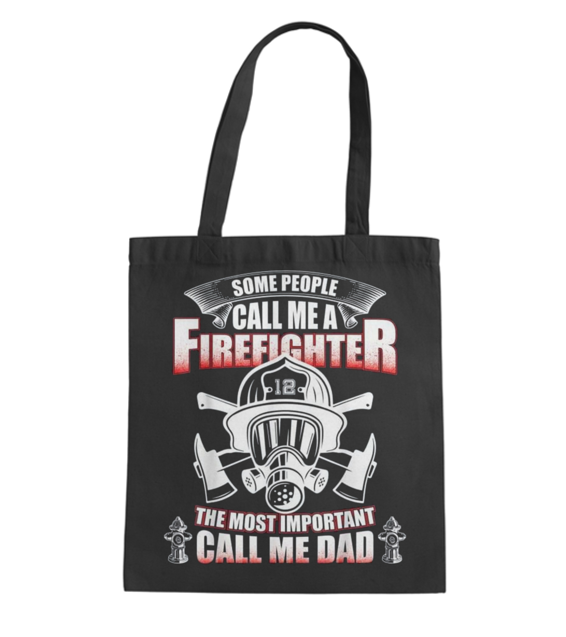 Fathers Day Gift for Firefighter Dad - Firem Tote Bag