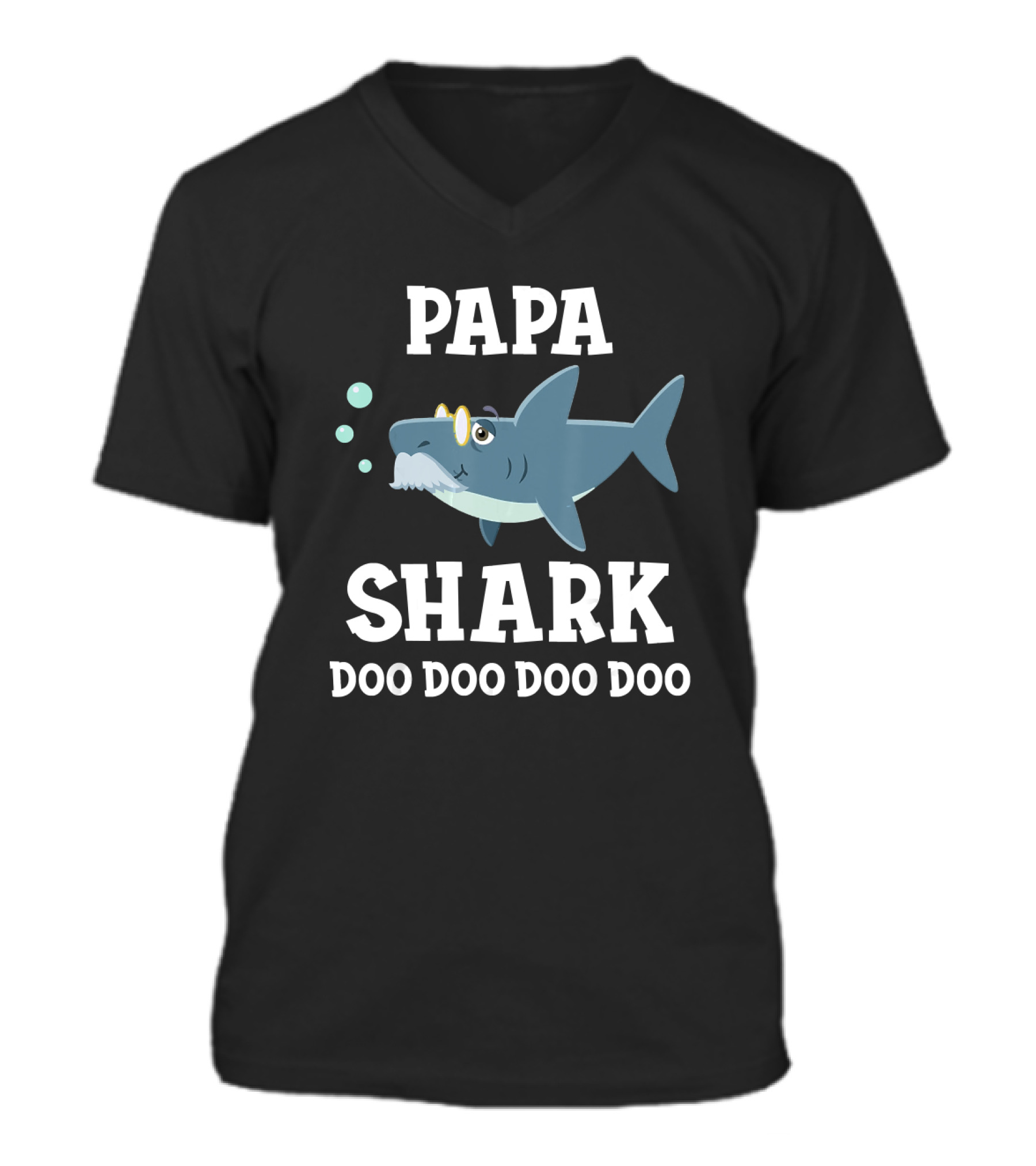 Fathers Day Gift from Wife Son Daughter Papa V-Neck Unisex T-Shirt