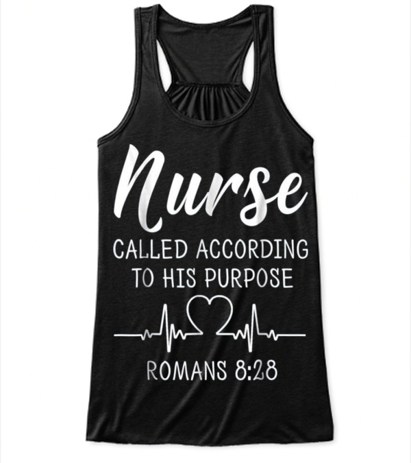 Nurse Called According To His Purpose Sh Flowy Tank Top Nurse Called According To His Purpose Sh Flowy Tank Top
