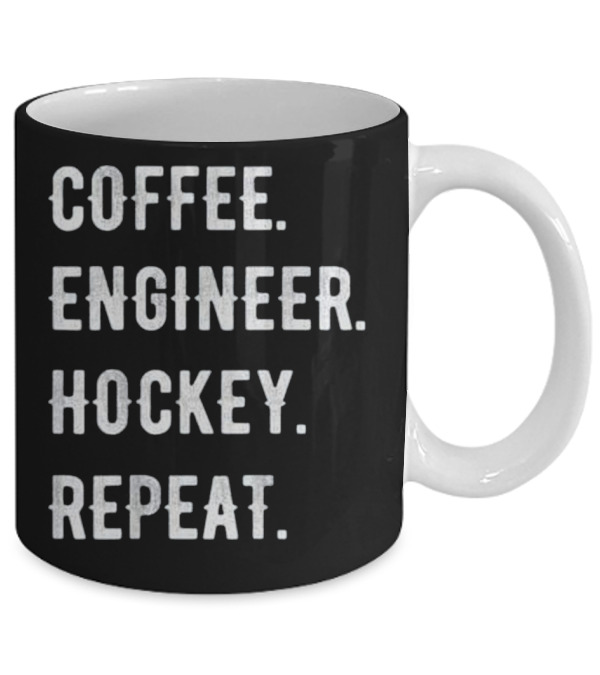 Fathers Day Coffee Engineer Hockey Mug Fathers Day Coffee Engineer Hockey Mug