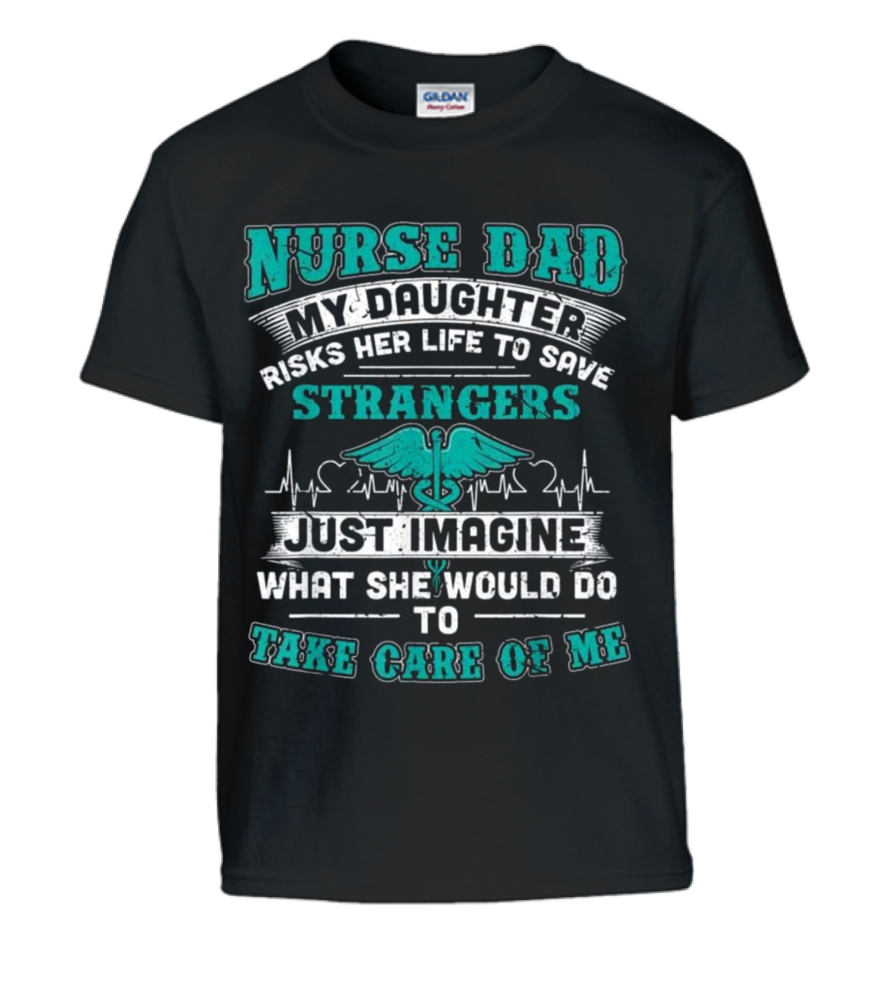 Nurse Dad - My Daughter Risks Her Life Kids T-Shirt