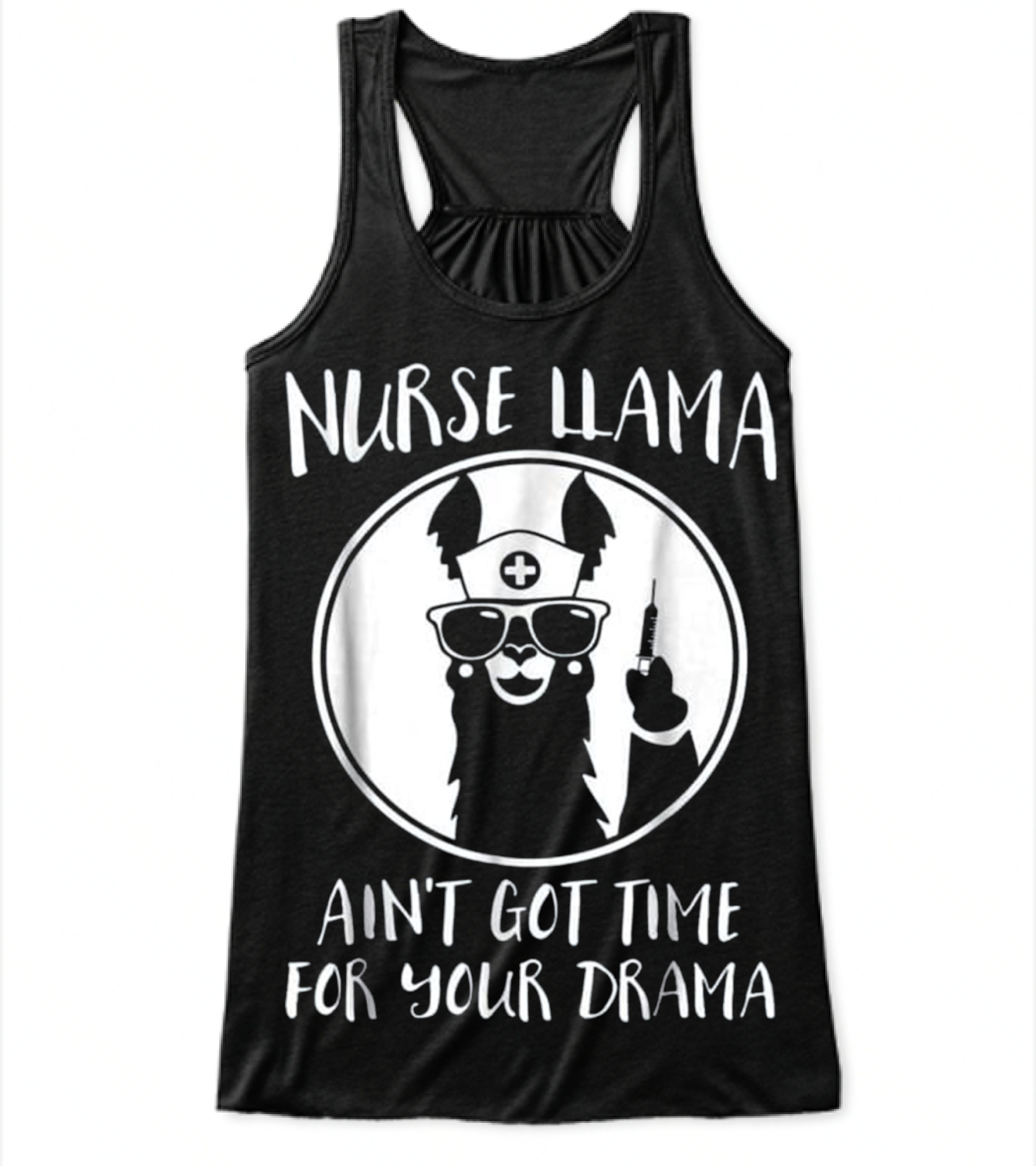 Nurse Llama Flowy Tank Top