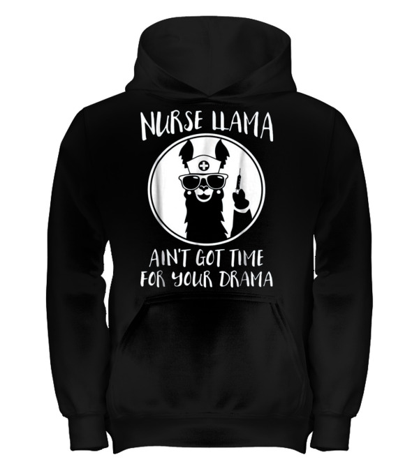 Nurse Llama Kids Hoodie Nurse Llama Kids Hoodie