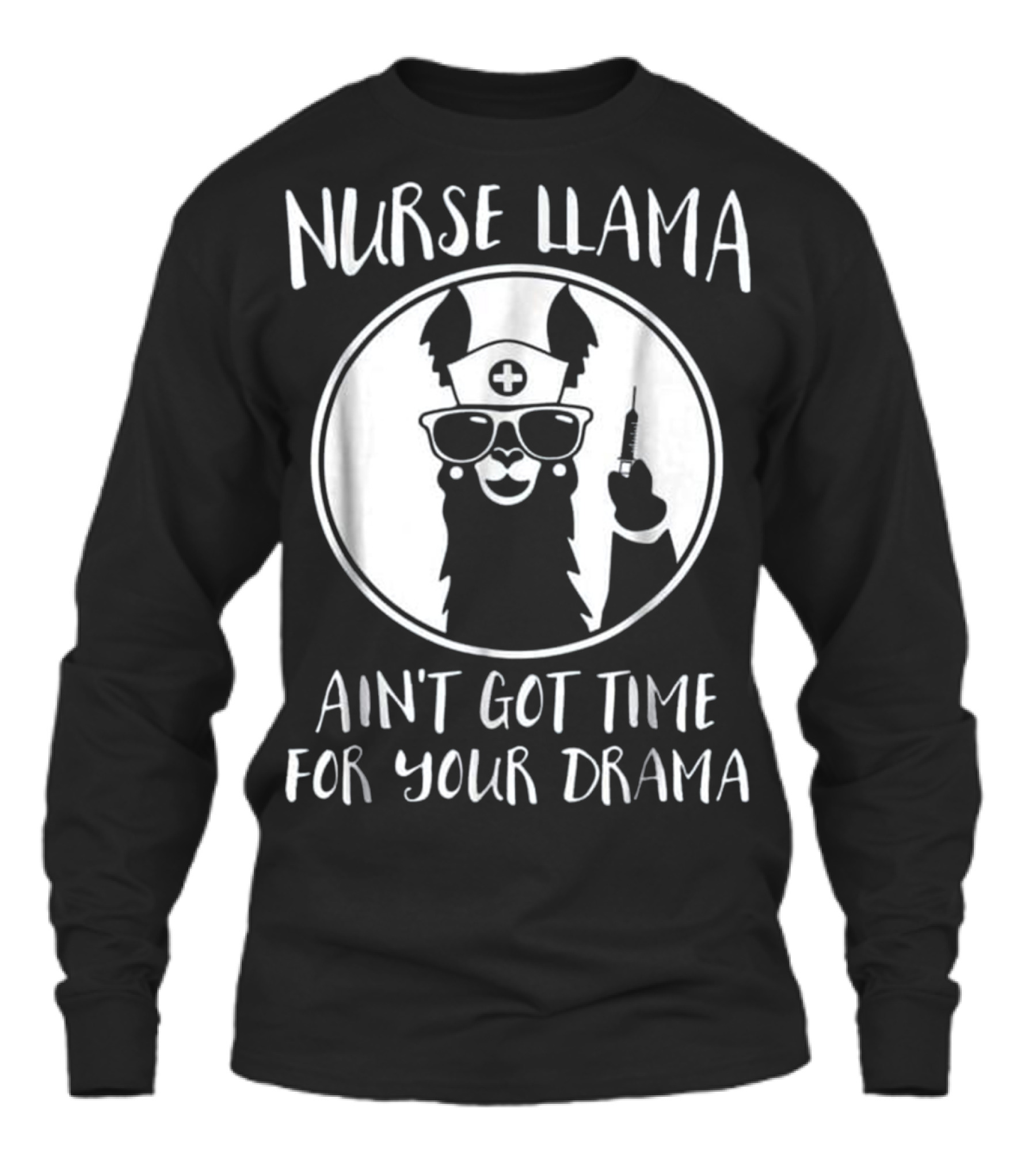 Nurse Llama Unisex Long Sleeve