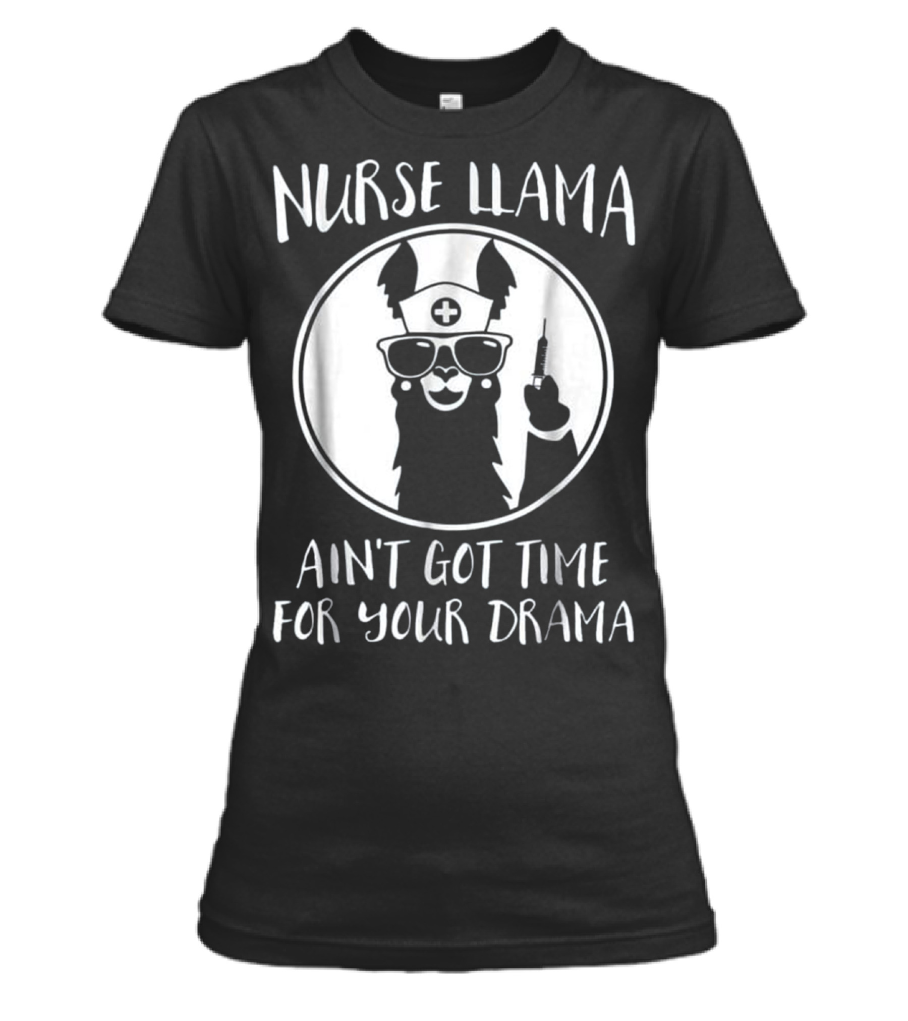 Nurse Llama Womens T-Shirt