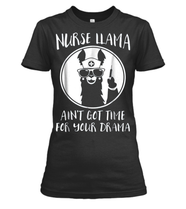 Nurse Llama Womens T-Shirt Nurse Llama Womens T-Shirt