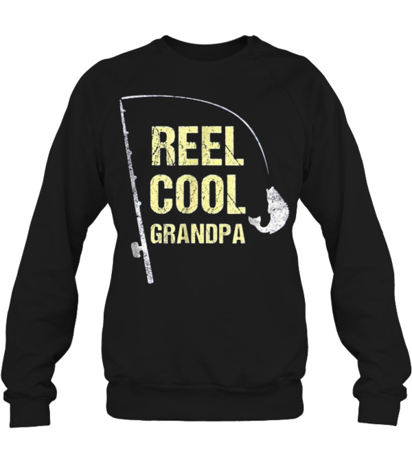 Fishing Grandpa Funny Dad Fathers D Crewneck Sweatshirt Fishing Grandpa Funny Dad Fathers D Crewneck Sweatshirt