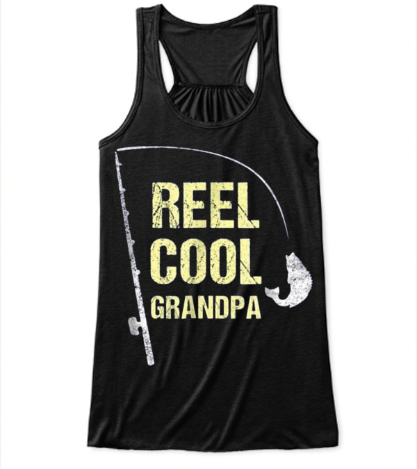 Fishing Grandpa Funny Dad Fathers D Flowy Tank Top Fishing Grandpa Funny Dad Fathers D Flowy Tank Top